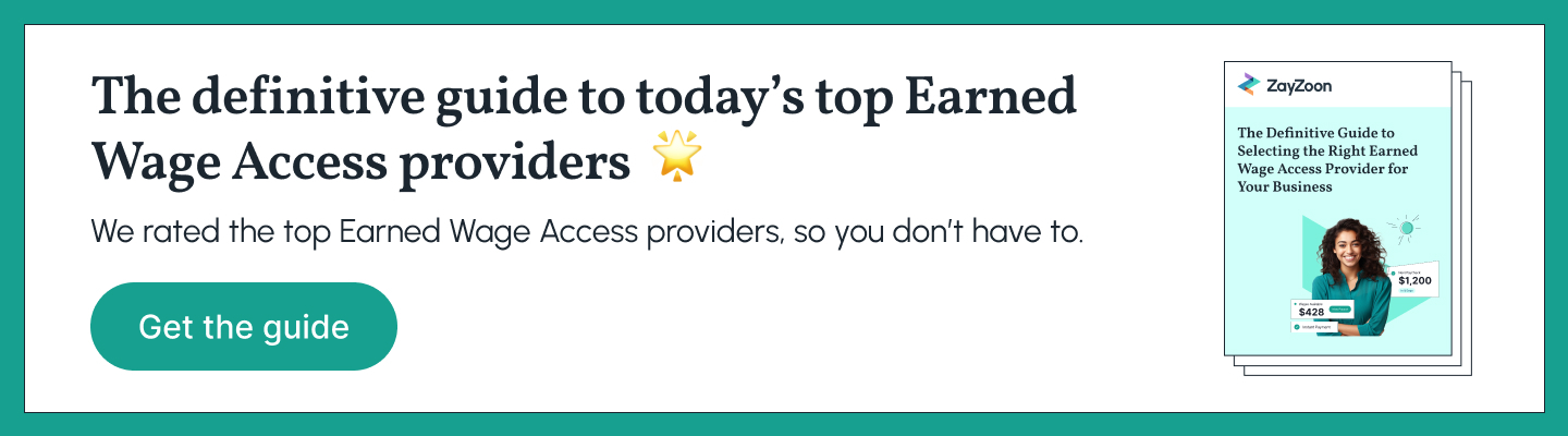 ZayZoon, Earned Wage Access