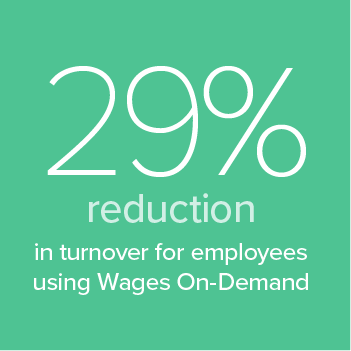 ReplaceThis 29% Reduction in Turnover For Employees using On-Demand Pay