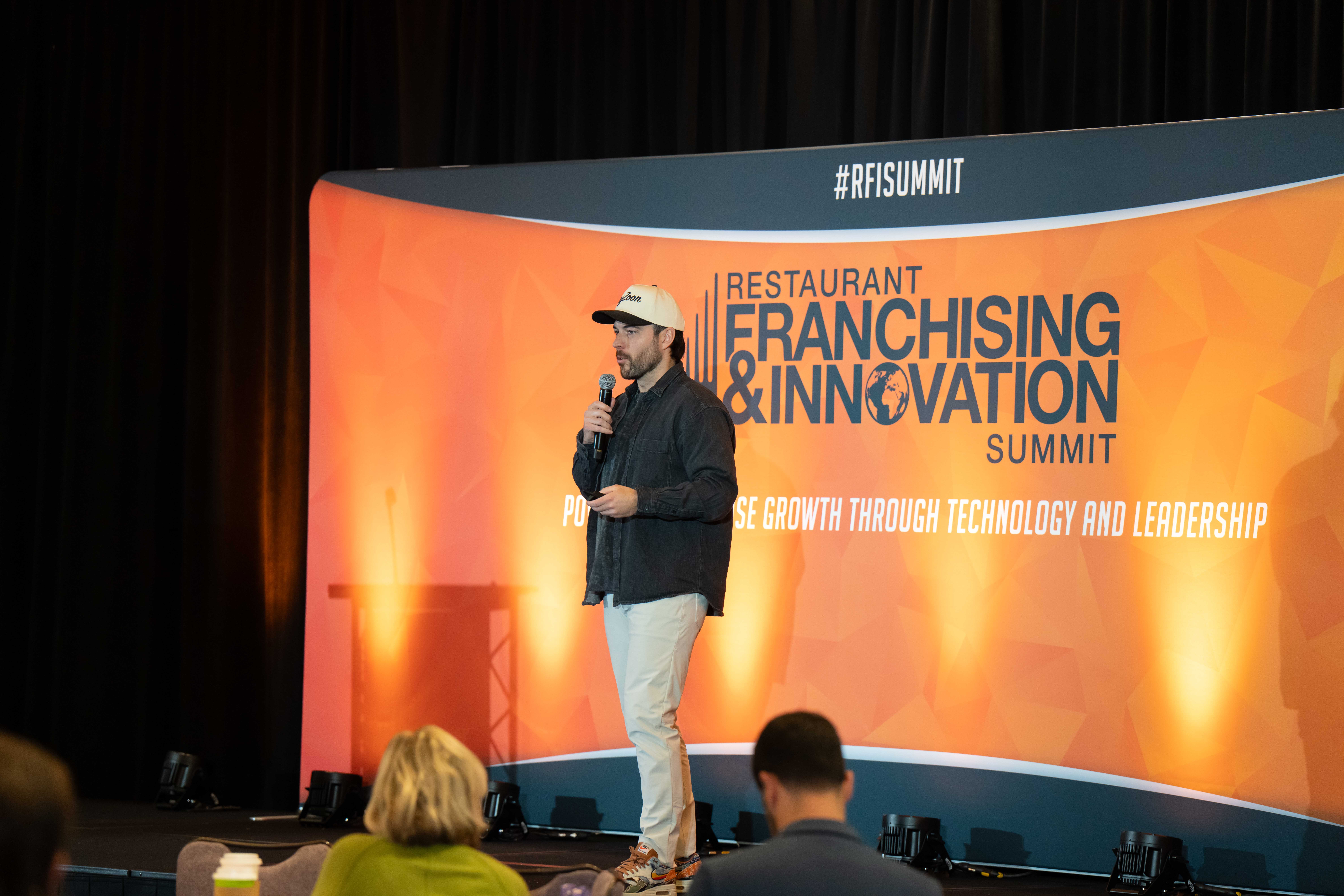 ZayZoon presenting at the restaurant innovation summit