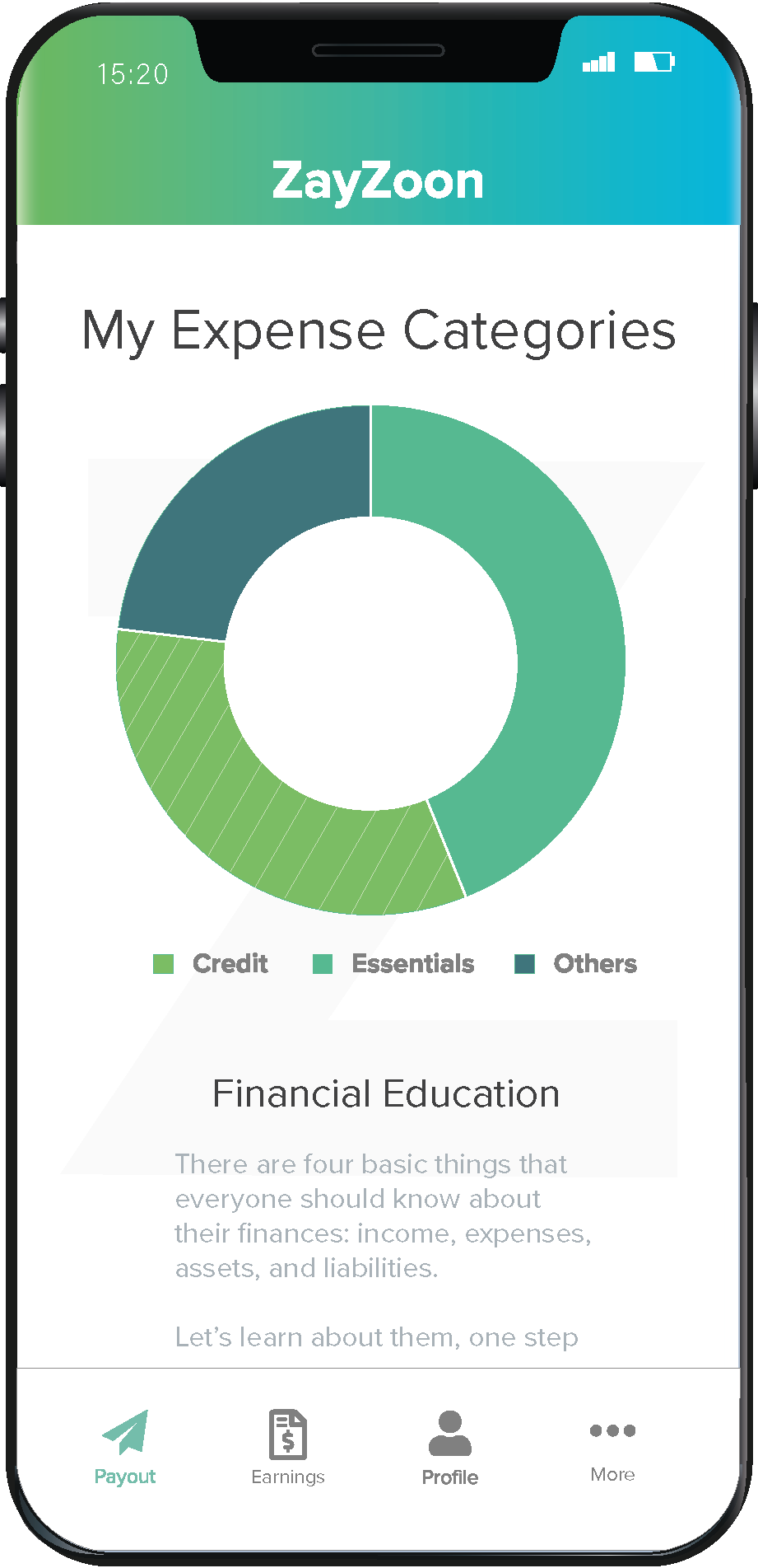 ZayZoon-App Mockup-3-Expense Categories ZayZoon-App Mockup-3-Expense Categories